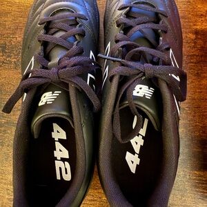 New Balance Black and White 442 Sneakers